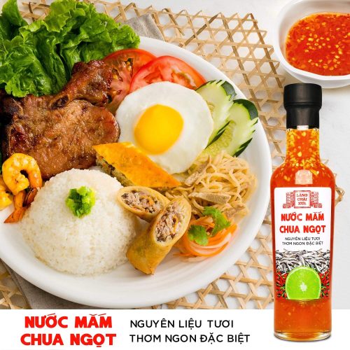 combo 4 chai nuoc mam chua ngot cao cap 300g lang chai xua 8