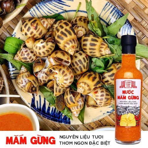combo 4 chai nuoc mam gung toi ot 300g lang chai xua 3