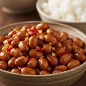 cách làm đậu phộng rang nước mắm an cơm