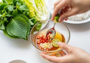 cách làm nước mắm ăn bún thịt xào