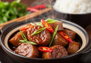 cách làm chả lụa kho nước mắm