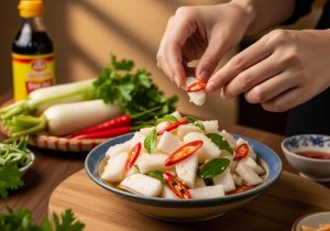 cách làm củ cải ngâm nước mắm