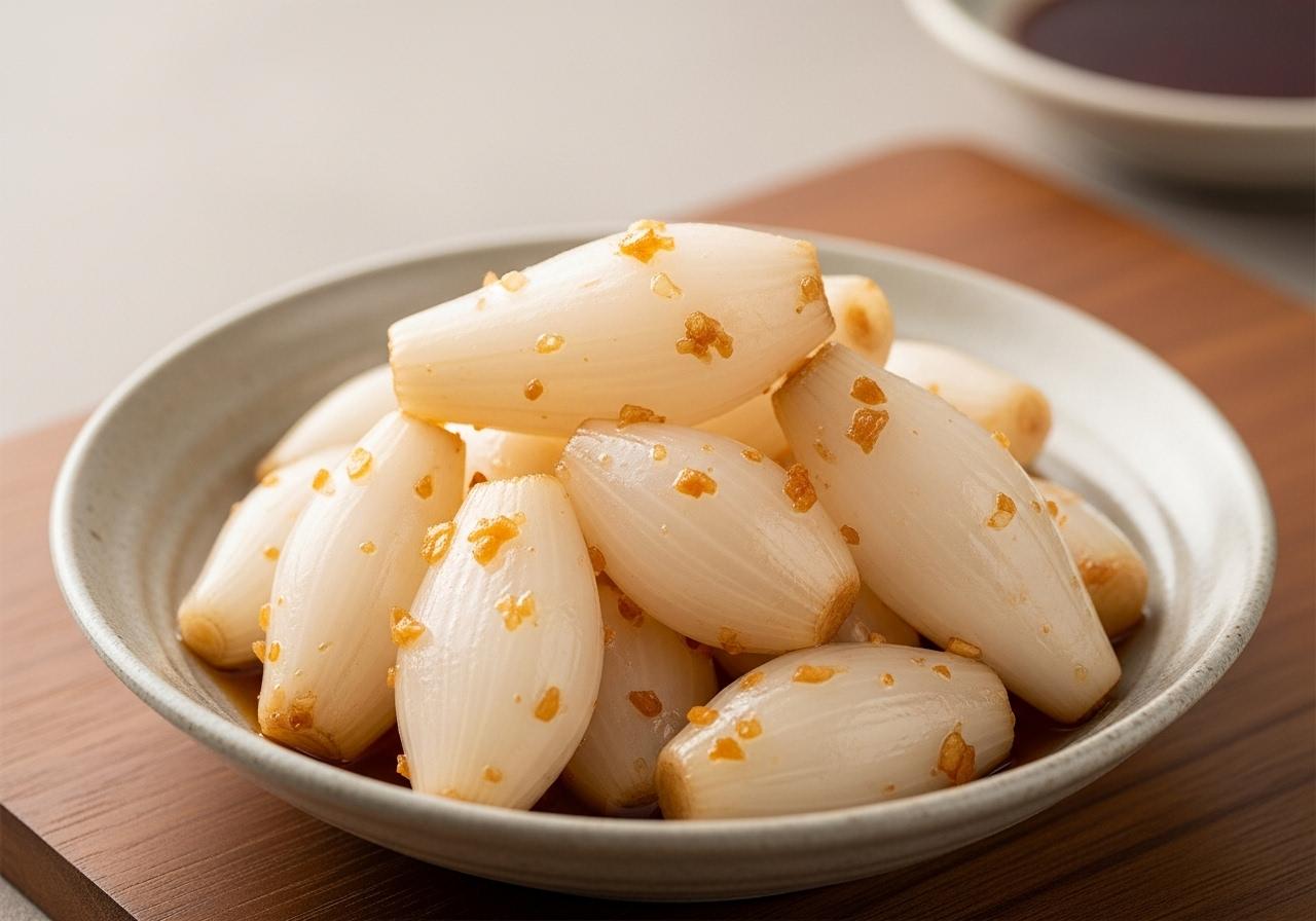 cách làm củ kiệu ngâm nước mắm đường