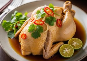 cách làm gà hấp nước mắm