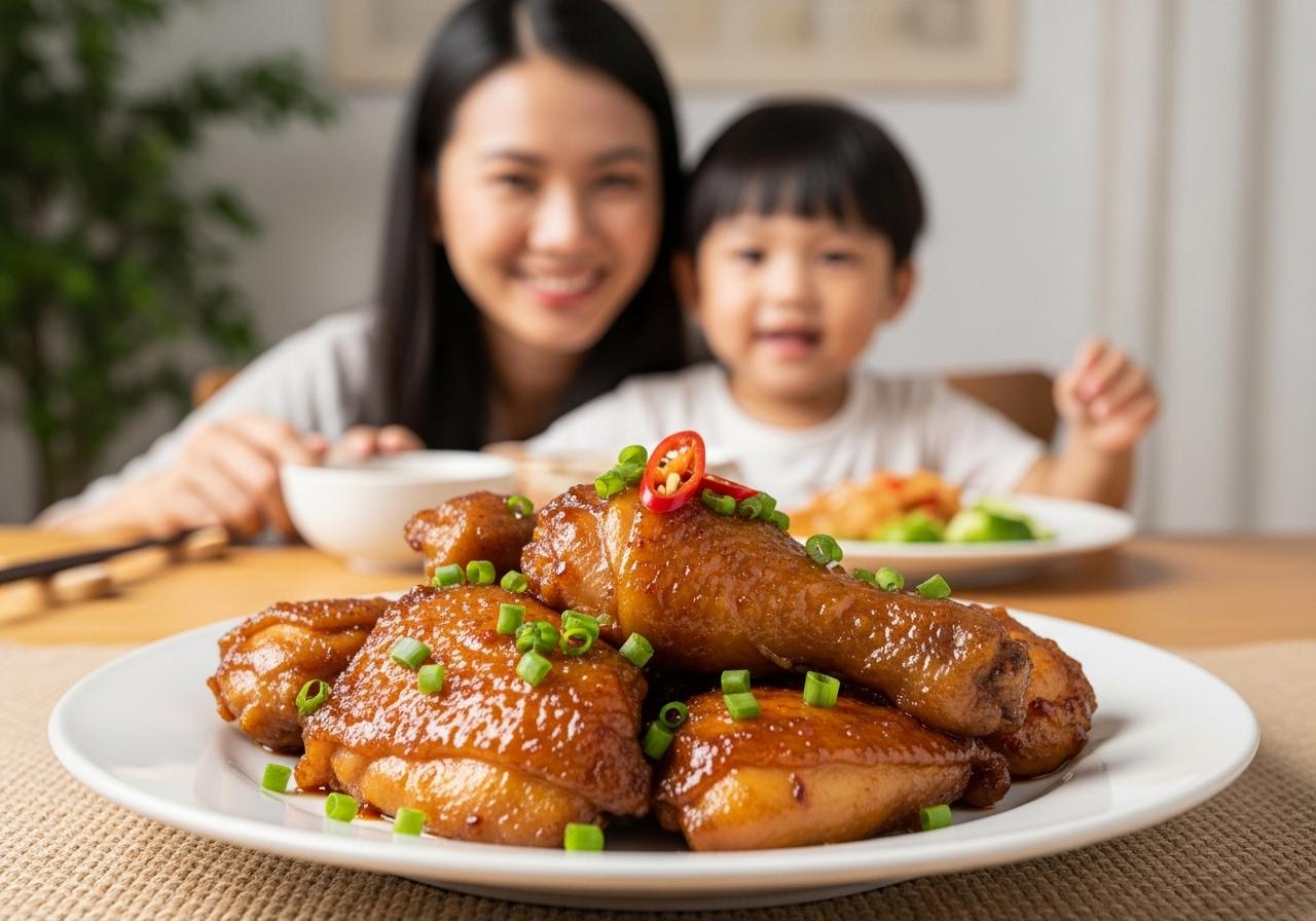 cách làm gà rim nước mắm