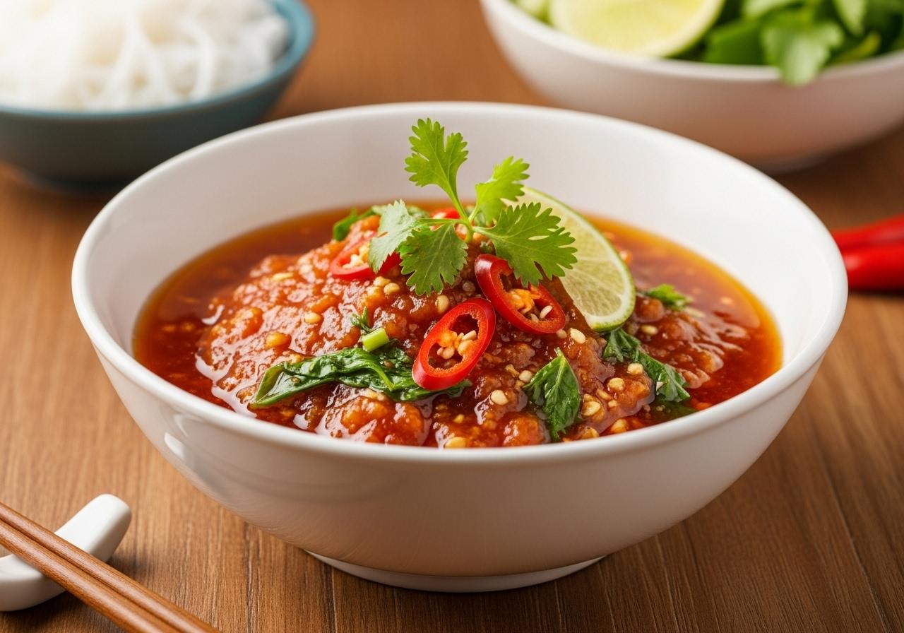 cách làm nước mắm bún xào