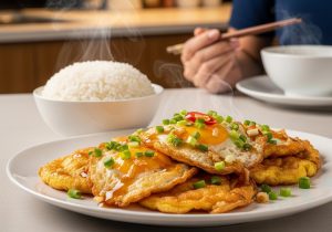 cách làm trứng chiên nước mắm