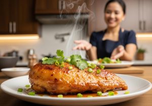 cách làm ức gà chiên nước mắm