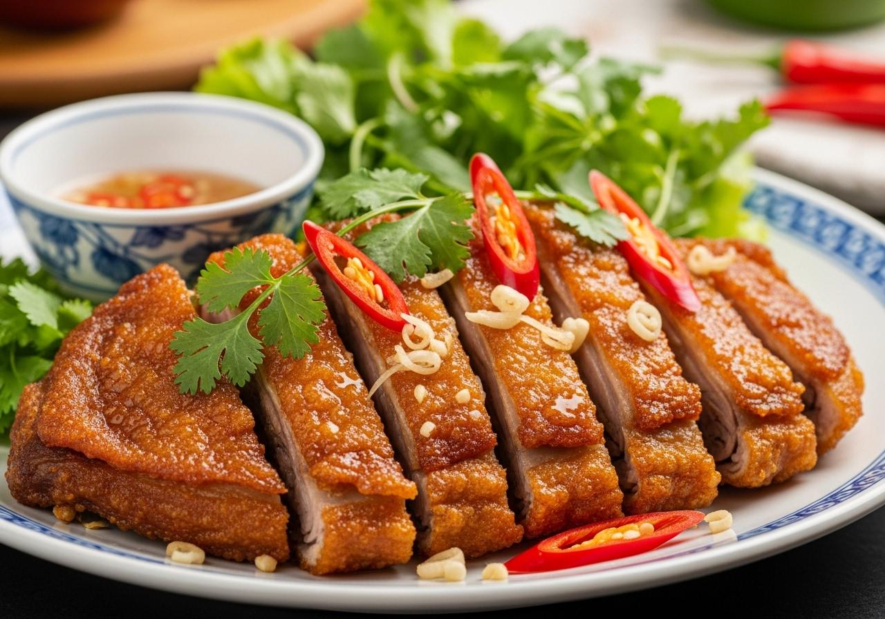 cách làm vịt chiên nước mắm