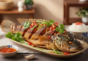 cách làm cá lóc chiên nước mắm