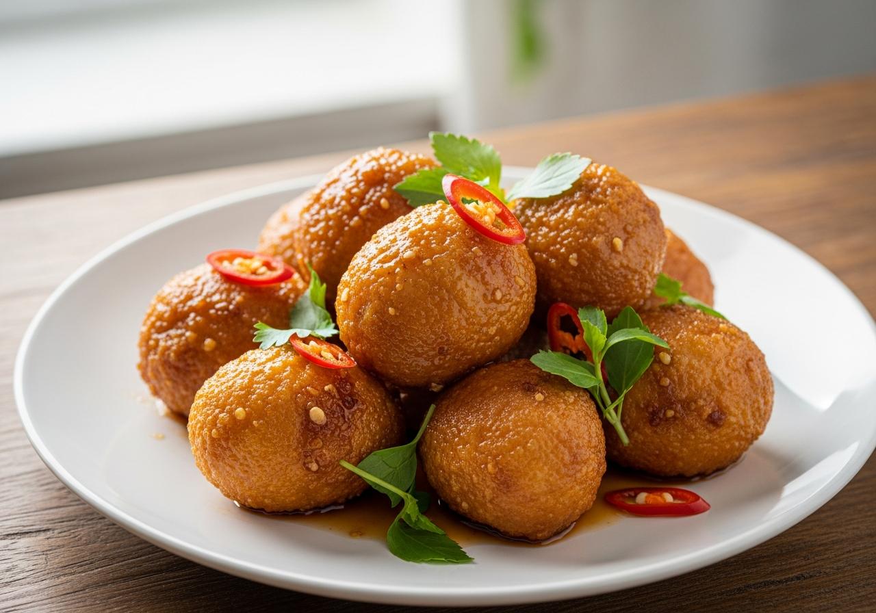 Công thức chi tiết cách làm hột vịt lộn chiên nước mắm giòn tan, thấm vị