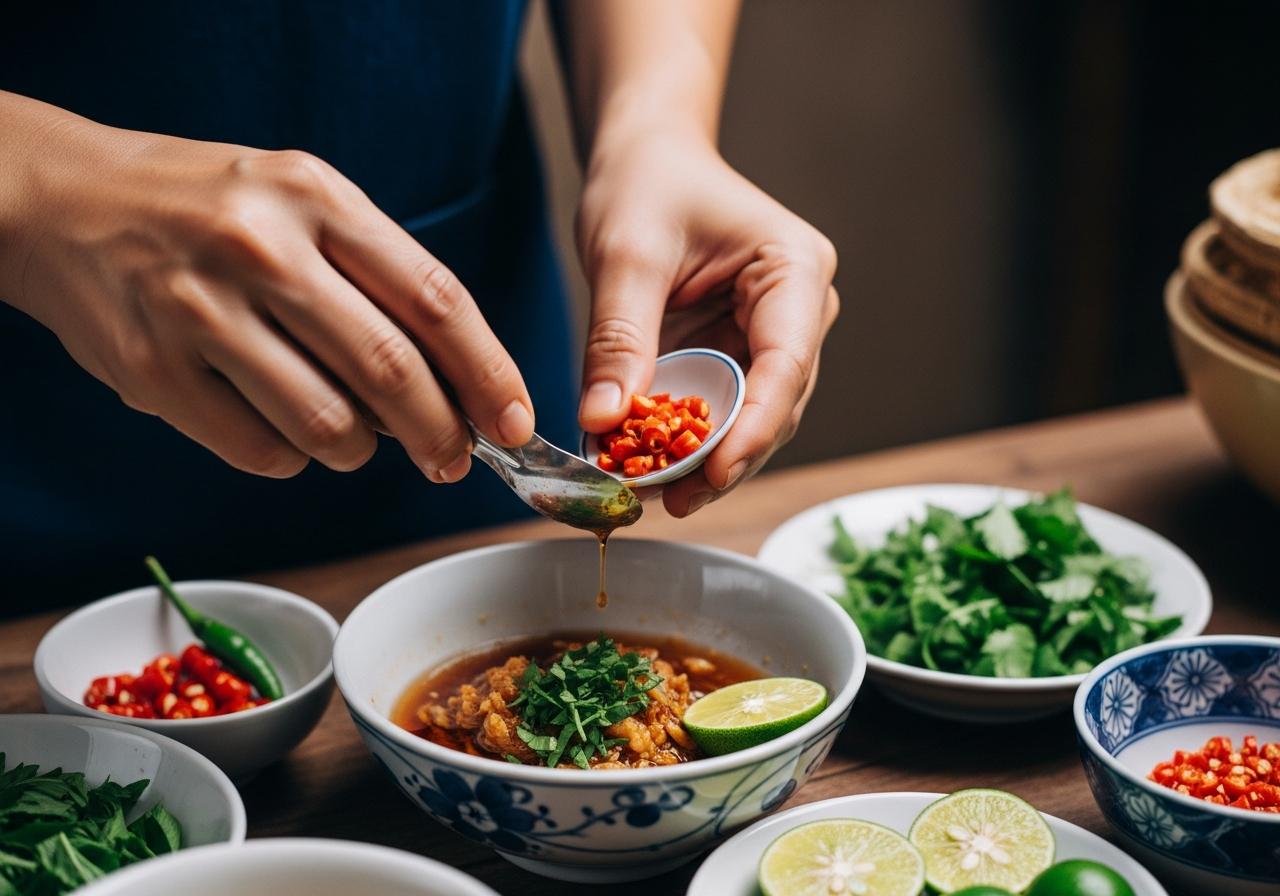 cách làm nước mắm bánh xèo miền tây