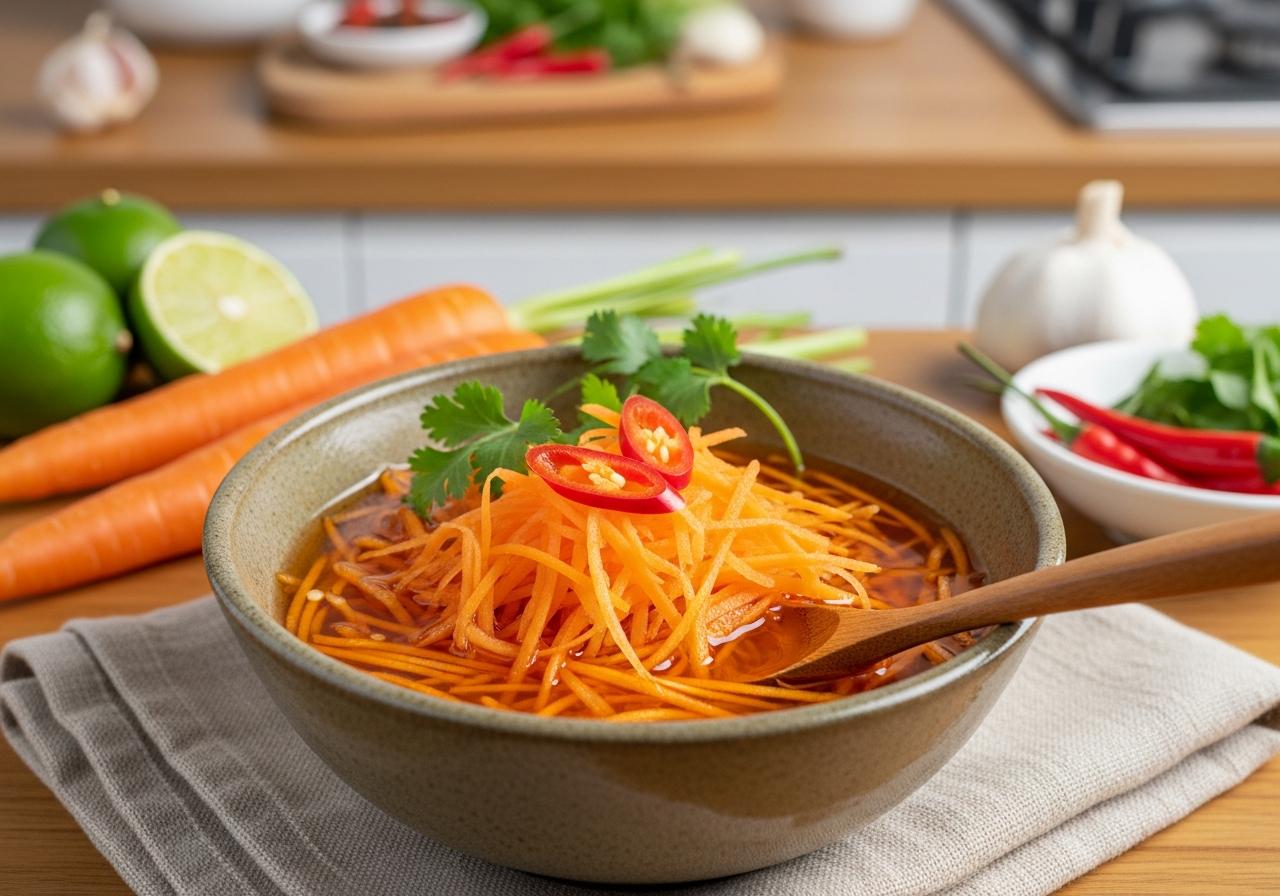 Biến tấu hương vị nước mắm cà rốt cho từng món ăn đặc trưng