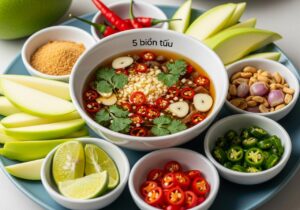 cách làm nước mắm chấm xoài ngon