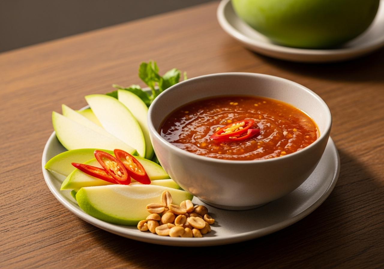 cách làm nước mắm chấm xoài ngon