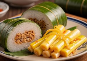 bánh chưng củ kiệu