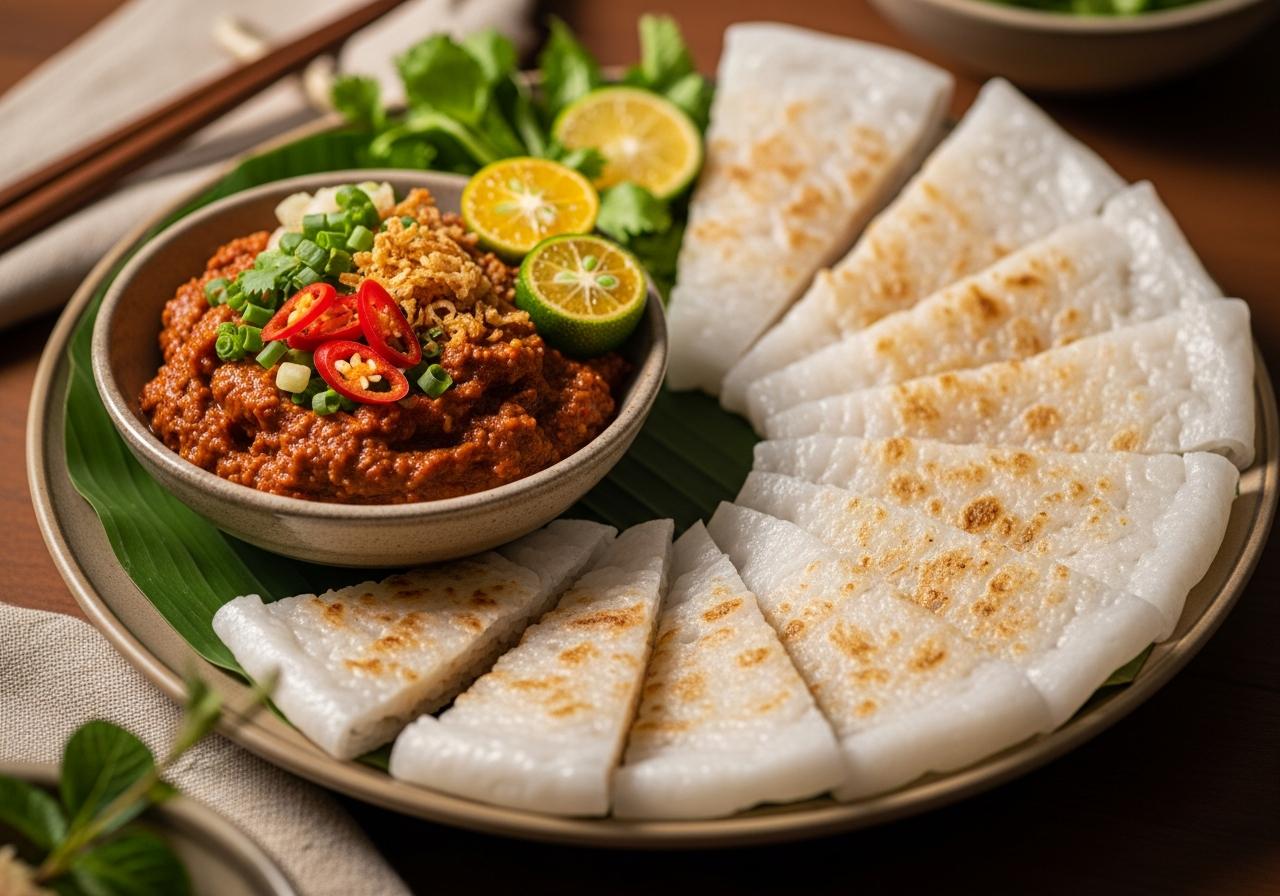 Những điều cần biết để món bánh tráng chấm mắm ruốc thêm hoàn hảo