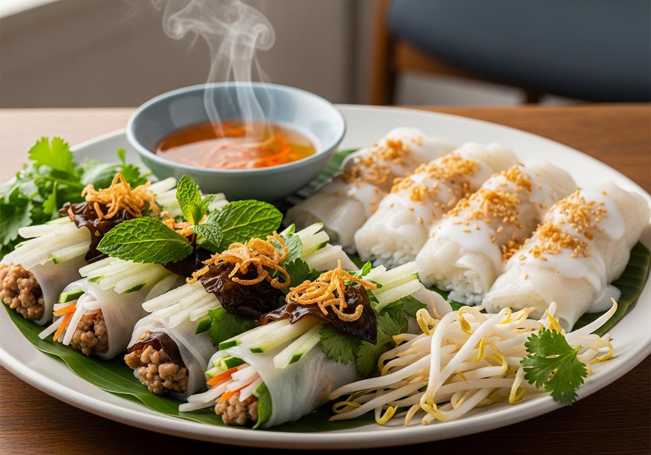 Công thức làm bánh ướt miền Nam mặn ngọt “gây thương nhớ”