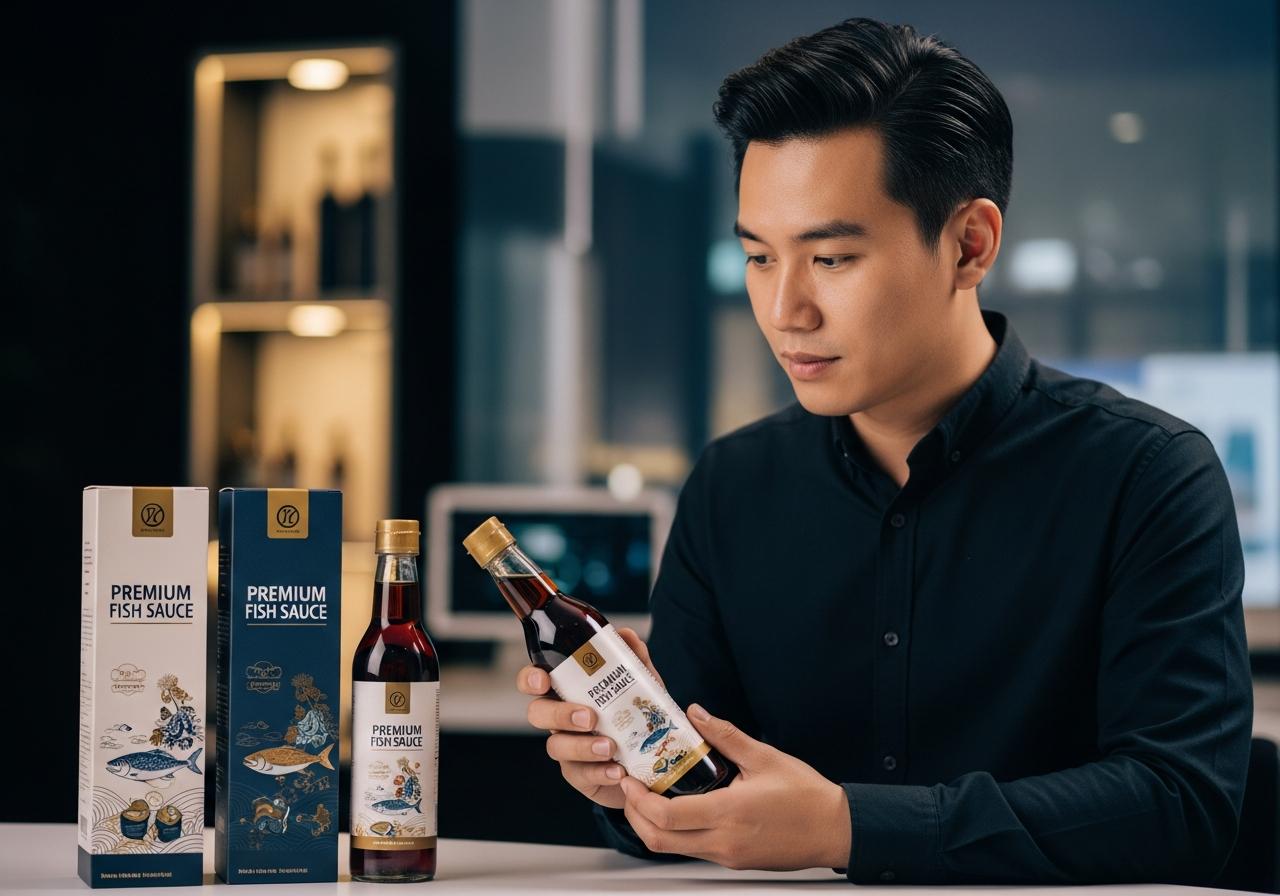 Vai trò cốt lõi của bao bì trong chiến lược marketing nước mắm xuất khẩu
