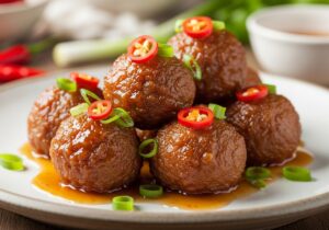 bò viên chiên nước mắm