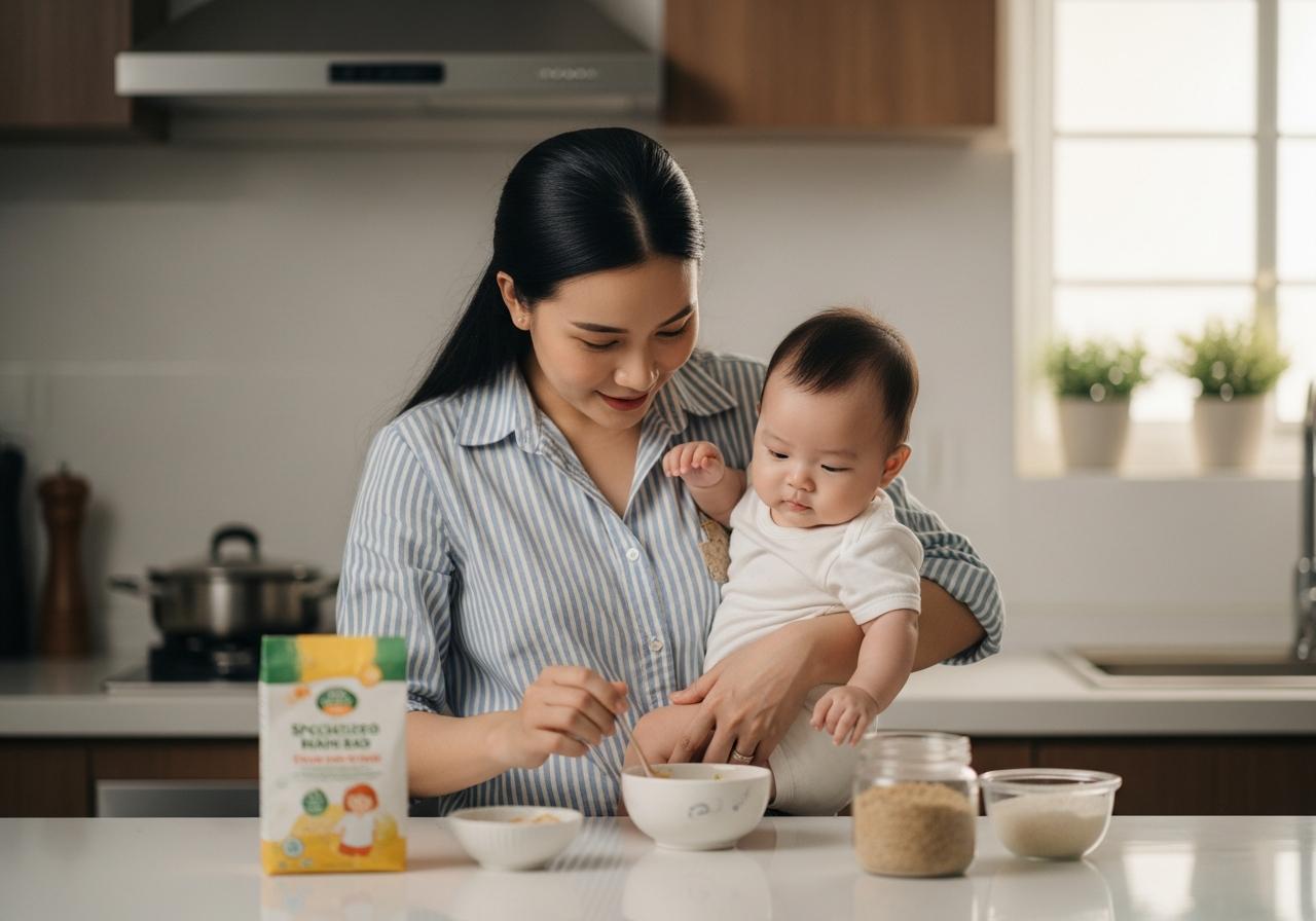 Tiêu chí vàng chọn bột nêm cho bé từ 6 tháng tuổi an toàn và chất lượng