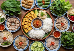 bún đậu mắm tôm có gì