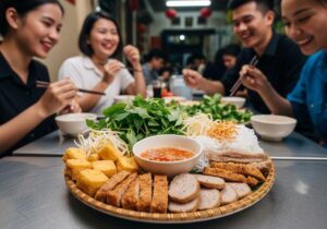 bún đậu mắm tôm nguyễn gia trí