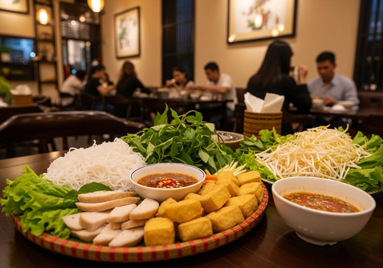 Tiêu chí lựa chọn quán bún đậu mắm tôm Phan Xích Long ngon chuẩn vị