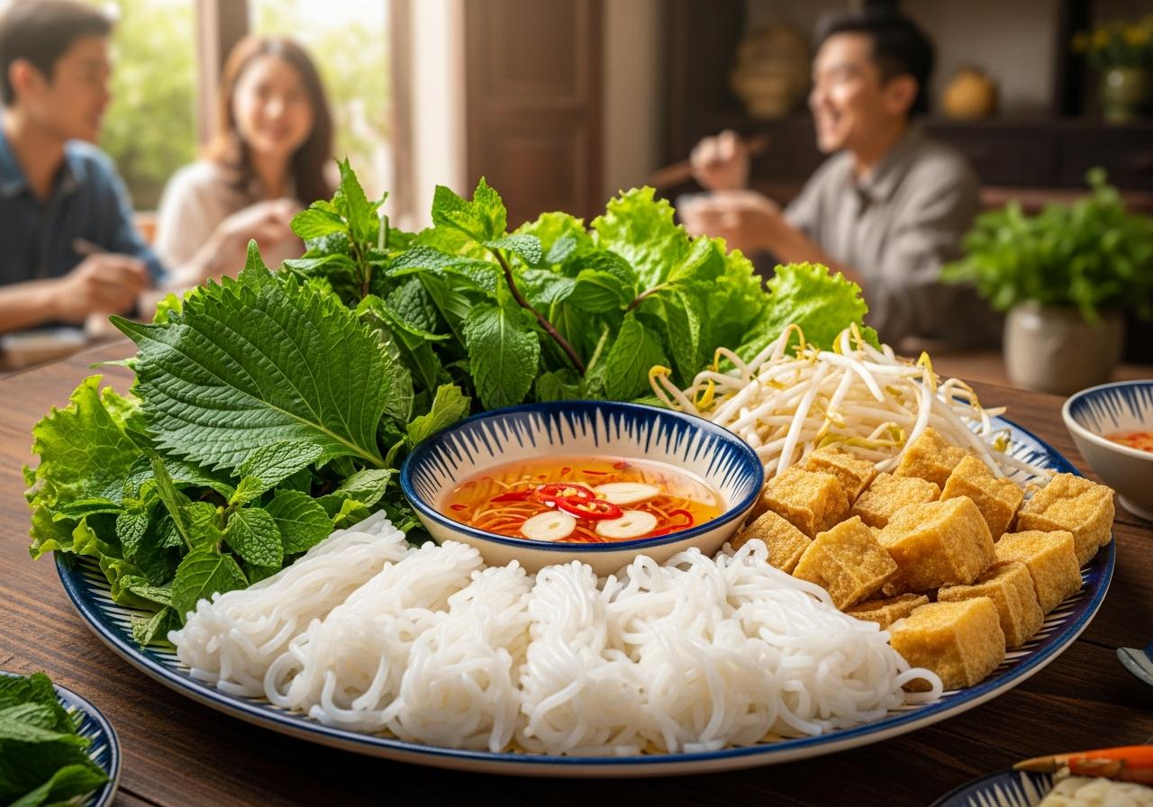 Nguồn gốc của sự kết hợp giữa bún đậu và mắm tôm