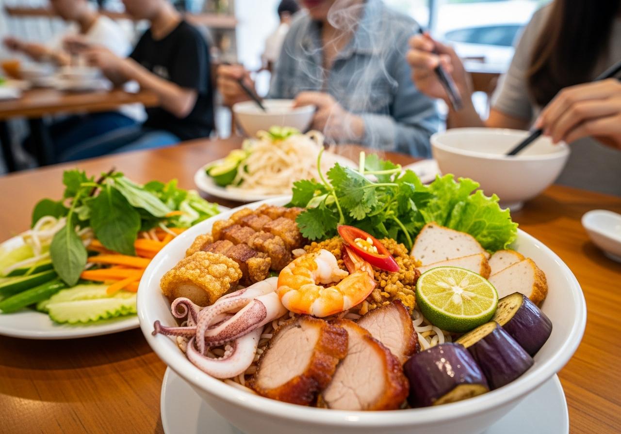 Bảng tổng hợp giá và địa chỉ các quán bún mắm ngon tại Bình Thạnh