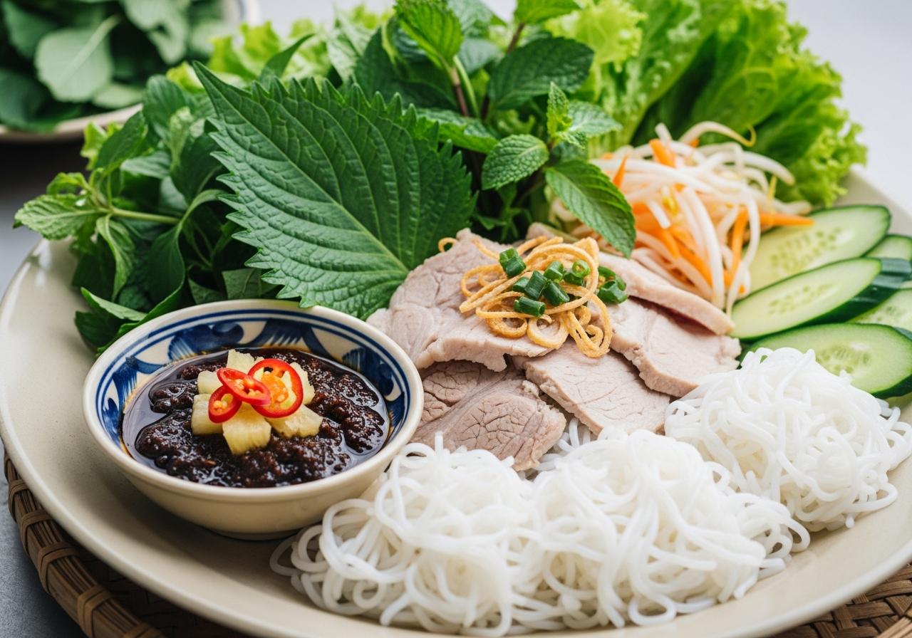 Mẹo hay và các biến tấu độc đáo cho món bún thịt luộc mắm nêm