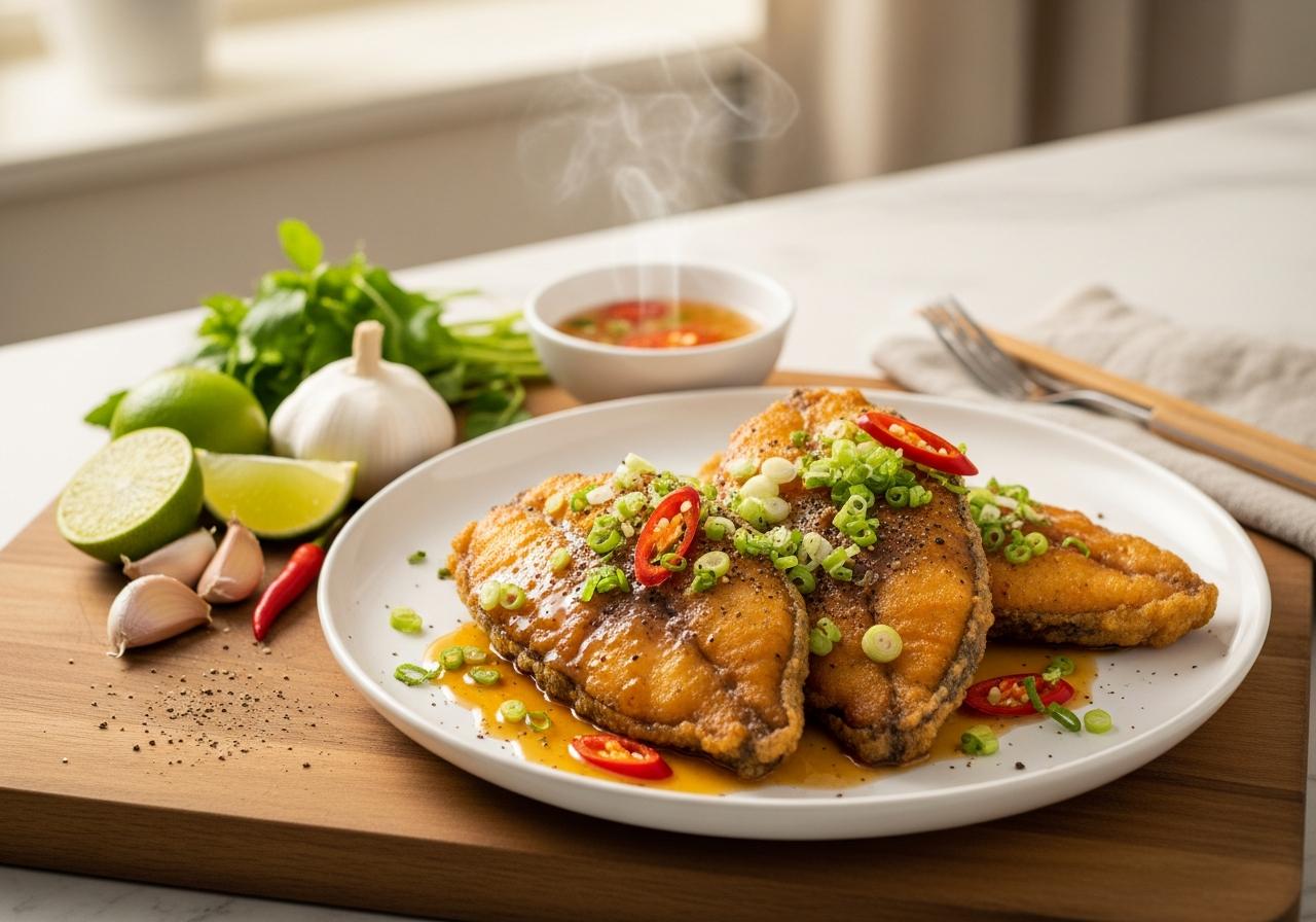 Hướng dẫn chi tiết cách làm cá basa chiên nước mắm tại nhà (Công thức cho 4 người ăn)