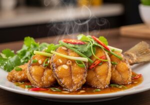 cá bóp chiên nước mắm