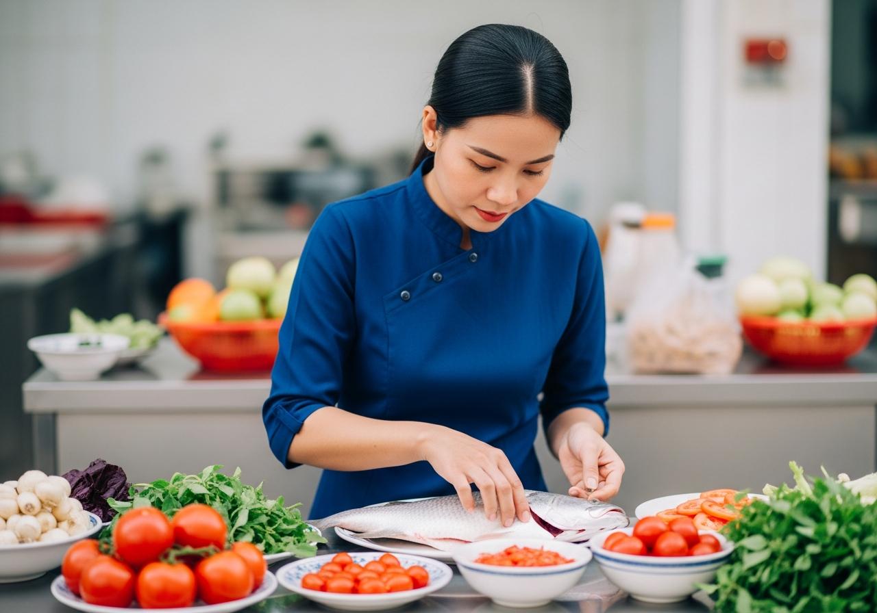 Tuyệt chiêu chọn nguyên liệu tươi ngon cho món cá bớp sốt cà chua hoàn hảo
