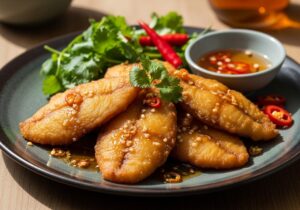 cá chỉ vàng chiên mắm