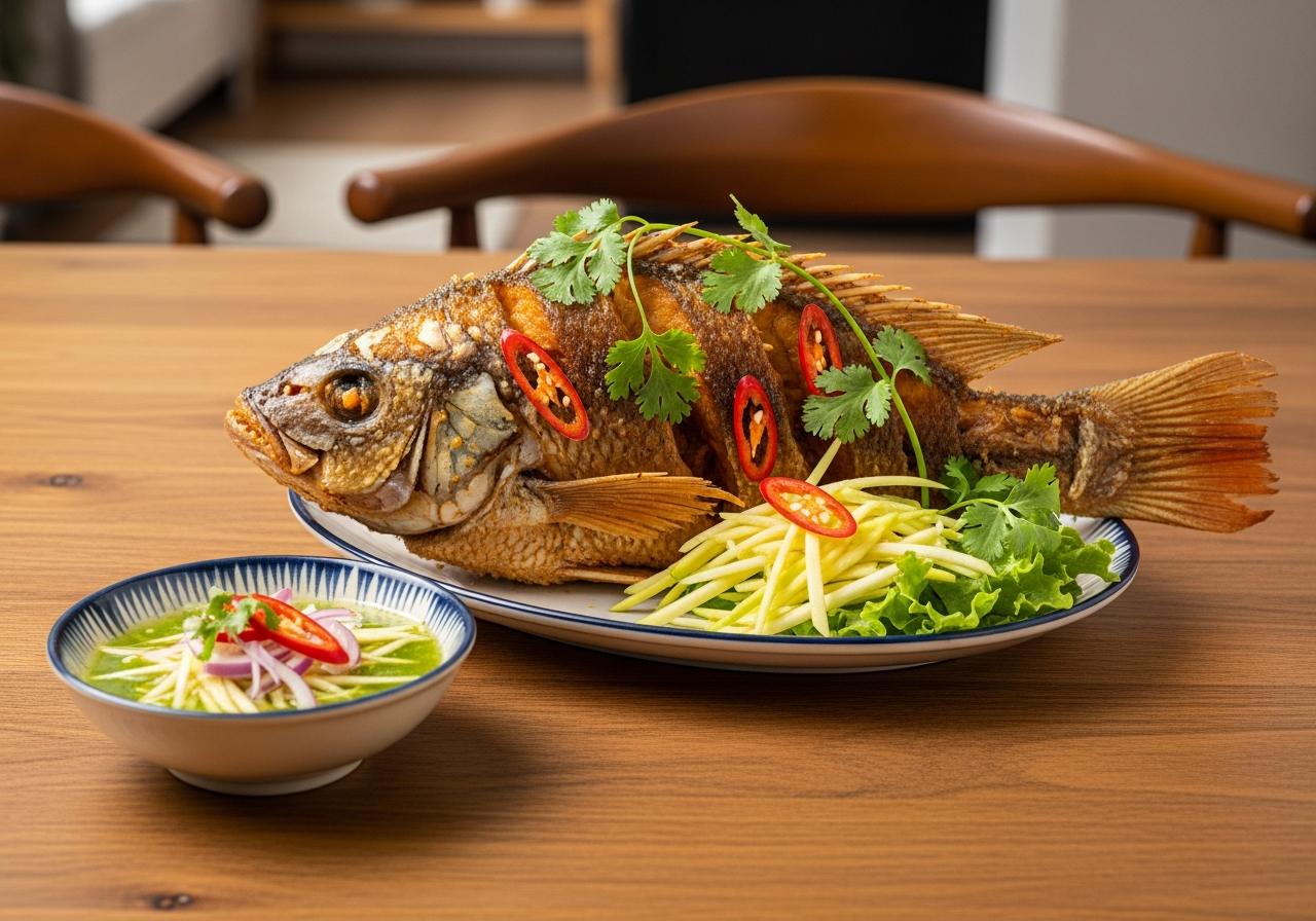 cá chiên mắm xoài