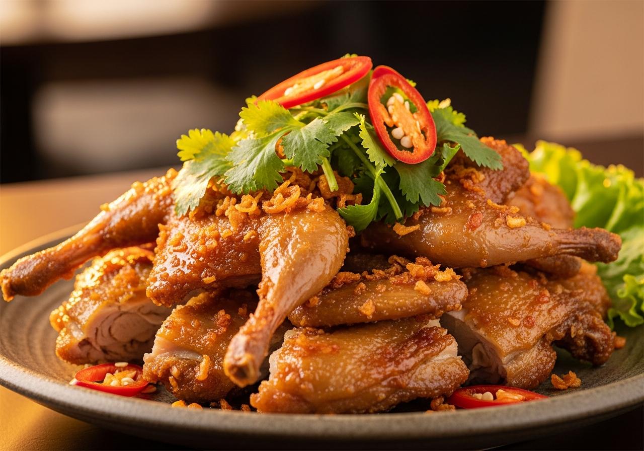 cách làm chim cút chiên nước mắm ngon