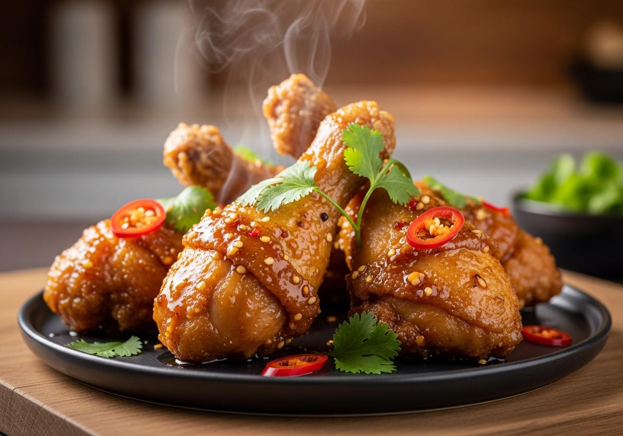 cách làm gà chiên nước mắm ngũ vị hương