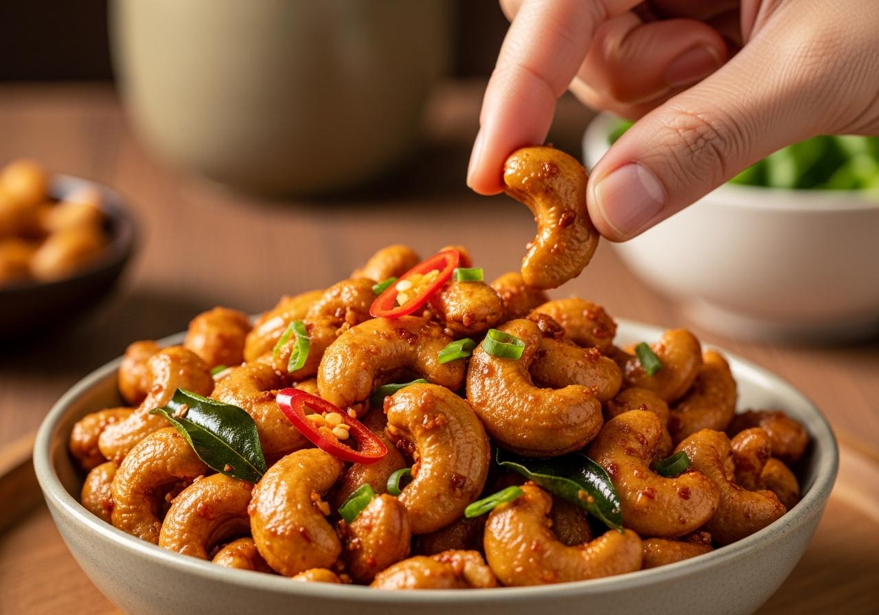 Bỏ túi 5 cách làm hạt điều rang nước mắm đậm đà, giòn tan đến hạt cuối cùng