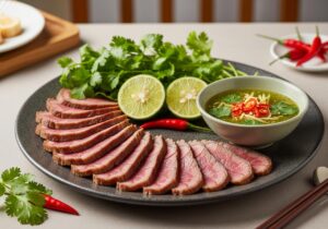 cách làm món thịt trâu luộc nước mắm