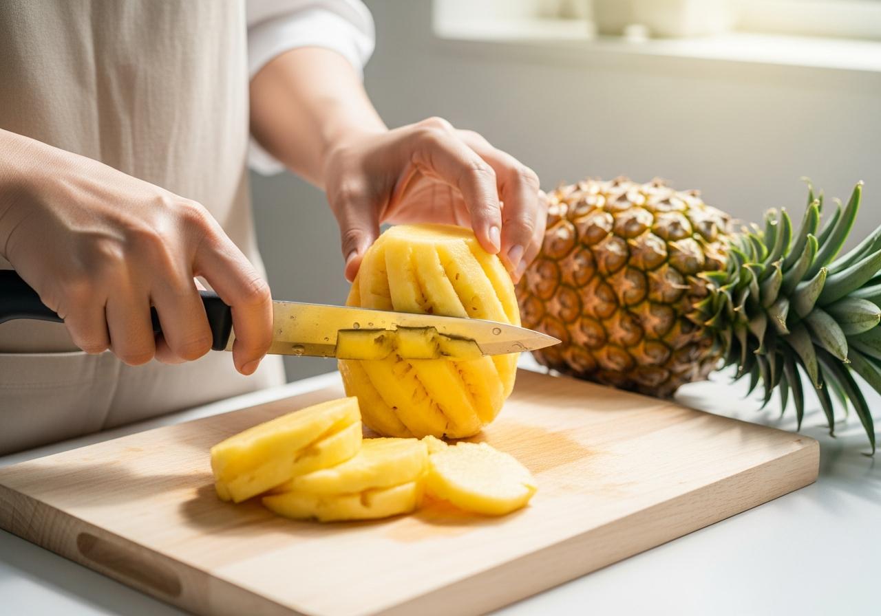 Bí quyết cốt lõi: Chọn khóm (thơm) và sơ chế đúng chuẩn