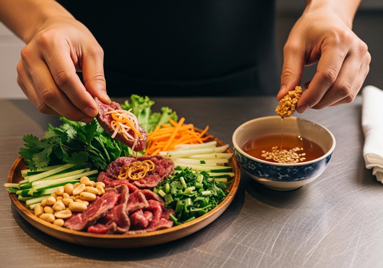 Mẹo hay từ chuyên gia giúp món bò bóp thấu ngon trọn vẹn