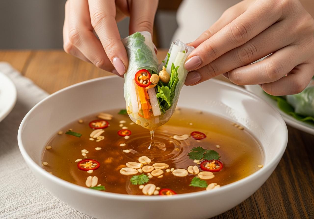 Bí quyết để món nước chấm bò bía ngon đậm đà, nâng tầm hương vị