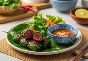 cách làm nước mắm chấm chả lá lốt