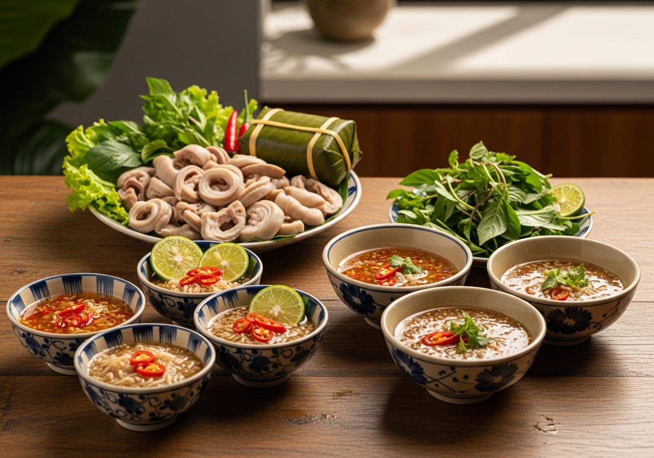 cách làm nước mắm chấm lòng luộc ngon