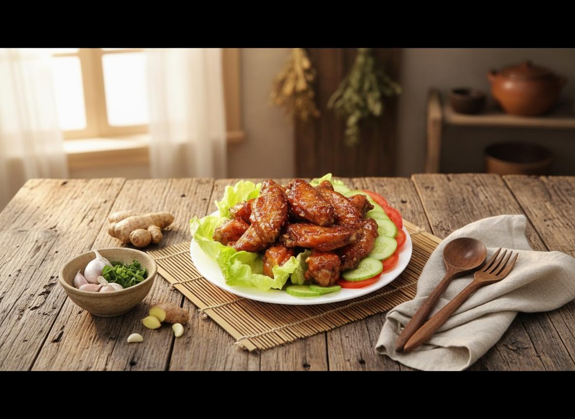 cánh gà chiên nước mắm chua ngọt