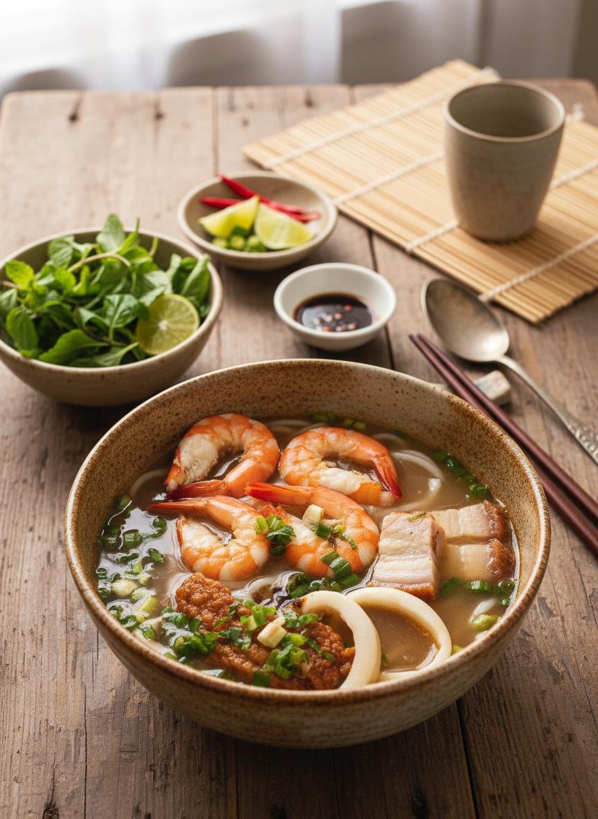 Review chi tiết về quán bún mắm Sáu Kèn Quận 10