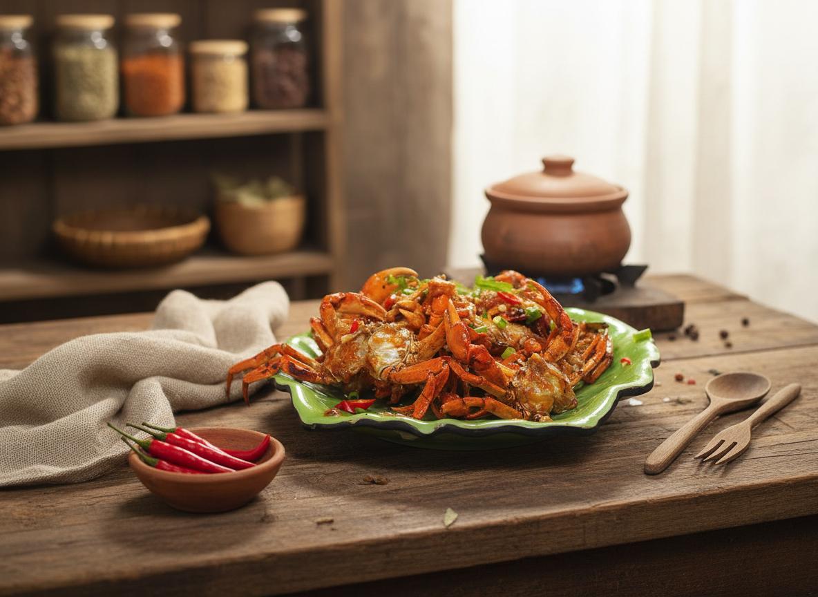 cua đồng rang nước mắm