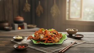 cua đồng rang nước mắm