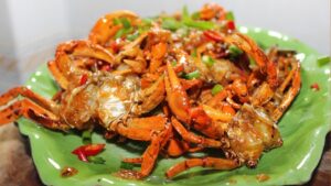 cua đồng rang nước mắm